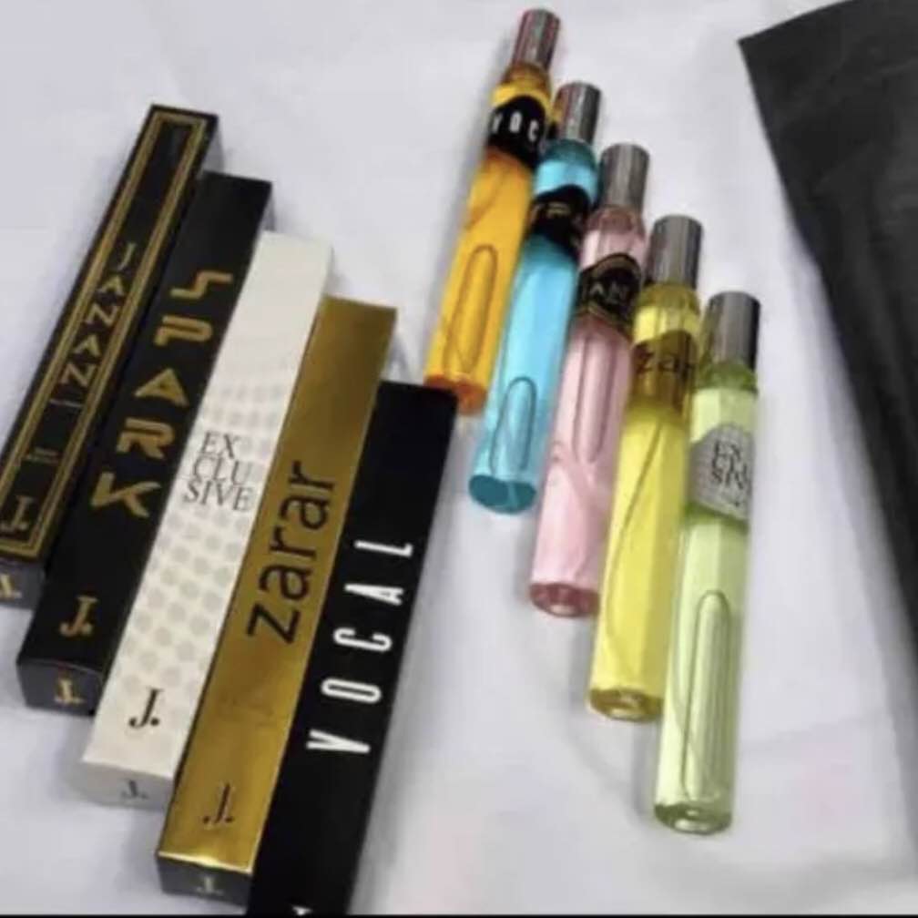 Unisex Long Lasting Pocket Perfume - Pack Of 5